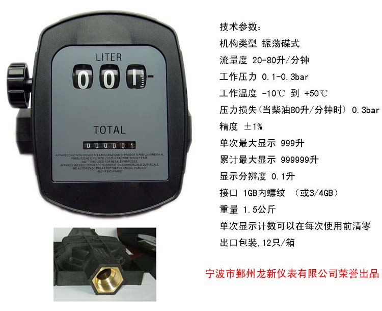 塑料油表